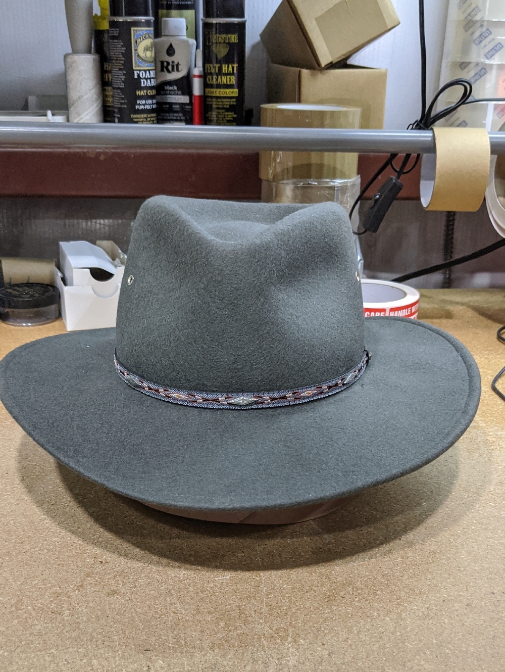 Stetson Elk Horn Grey Wool Crushable Hat